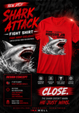 HUDSON JR BOXING SHARK ATTACK CLOSE FIGHT SHIRT