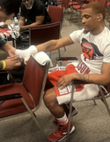 HUDSON JR BOXING  OG Shark Logo Tee (Black, Red, White)