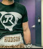 HUDSON JR BOXING OG Shark Logo Tee (Black, White )