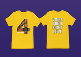 4 Power Collage Logo Tee