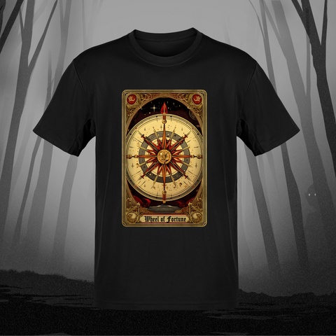 Death and Divine Fortune Tarot T-Shirt