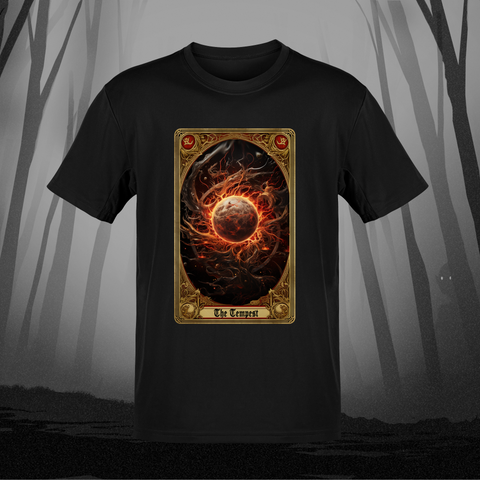 Death and Divine Tempest Tarot T-Shirt