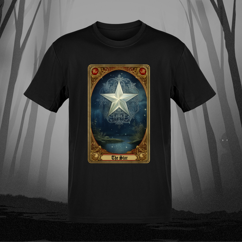 Death and Divine Star Tarot T-Shirt
