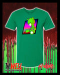 Bloody Stabby Teddy Graphic T-Shirt by Sean Humburg