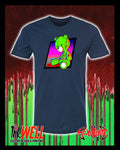 Bloody Stabby Teddy Graphic T-Shirt by Sean Humburg