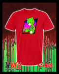 Bloody Stabby Teddy Graphic T-Shirt by Sean Humburg