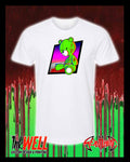 Bloody Stabby Teddy Graphic T-Shirt by Sean Humburg
