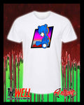 Bloody Were-Teddy Graphic T-Shirt by Sean Humburg