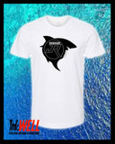 HUDSON JR BOXING LOGO SHARK (BLACK & WHITE LINE)