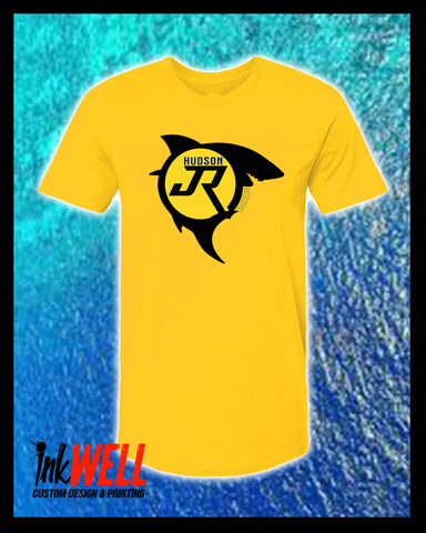 HUDSON JR BOXING LOGO SHARK (BLACK & YELLOW)