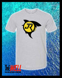 HUDSON JR BOXING LOGO SHARK (BLACK & YELLOW)