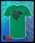 HUDSON JR BOXING LOGO SHARK (GREY & GREEN)