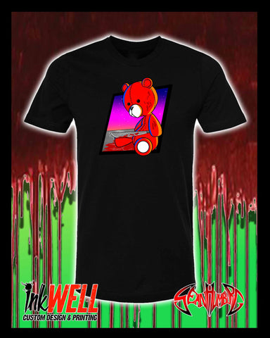 Machete Teddy Graphic T-Shirt by Sean Humburg
