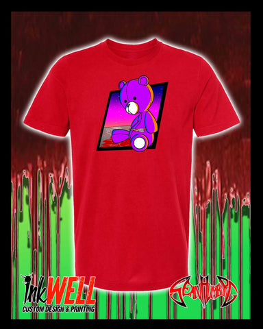 Stabby Teddy Graphic T-Shirt by Sean Humburg