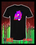 Stabby Teddy Graphic T-Shirt by Sean Humburg