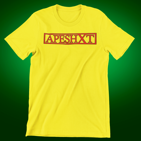 Ape Shxt Apparel Name Plate graphic t-shirt